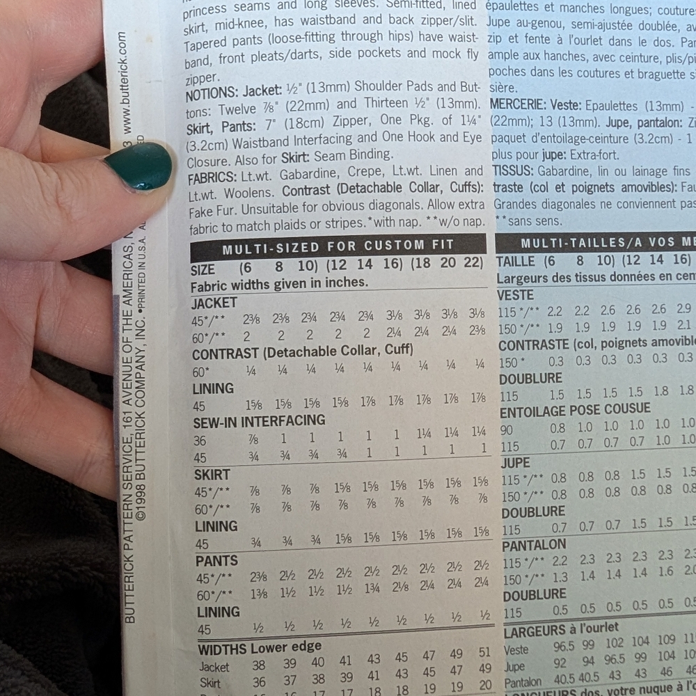 Butterick Pattern - Picture 3 of 4